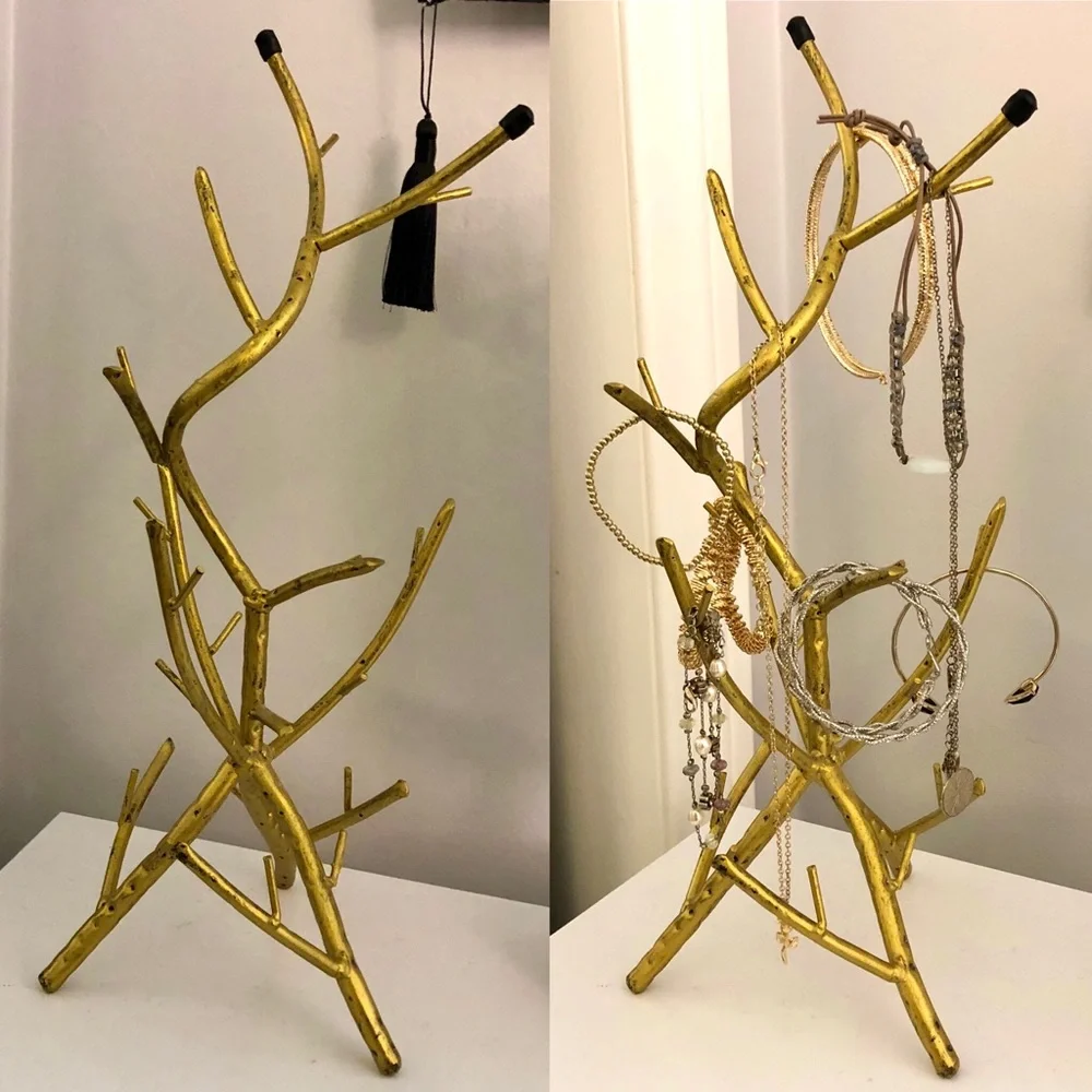 Gold Jewelry Stand/Organizer
